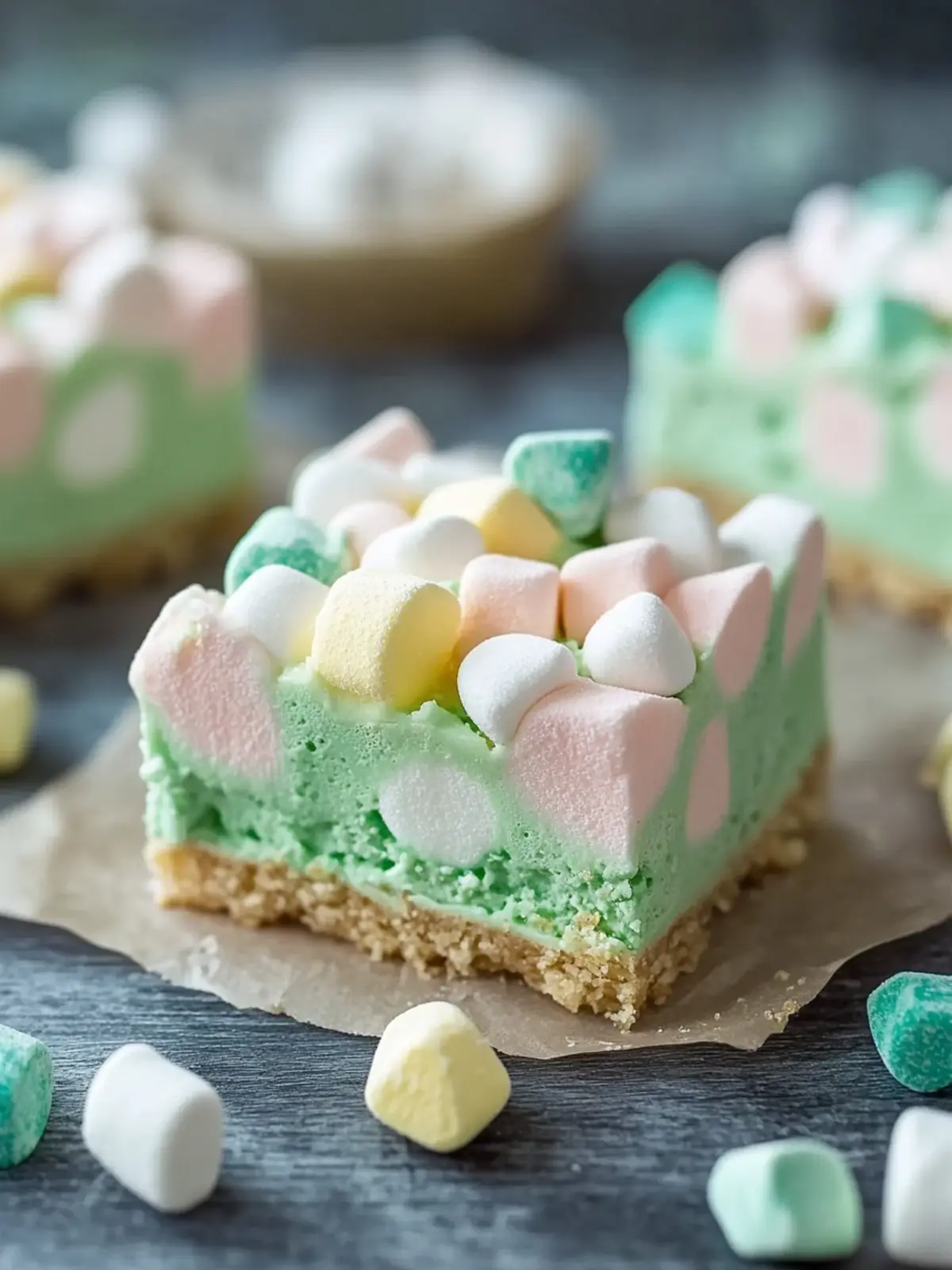 St Patrick's Mint Marshmallow Confetti Bars Recipe for Festive Fun 4 St Patrick’s Mint Marshmallow Confetti Bars Recipe
