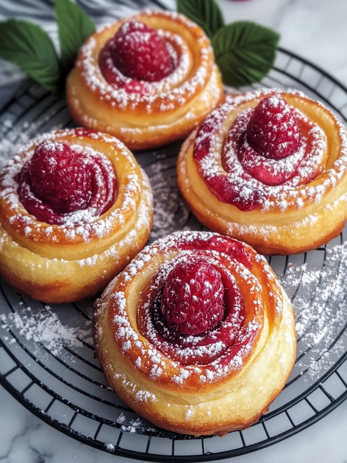 Savor This Flaky Sugar Raspberry Danish Bun Treat Today 4 Sugar Raspberry Danish Bun