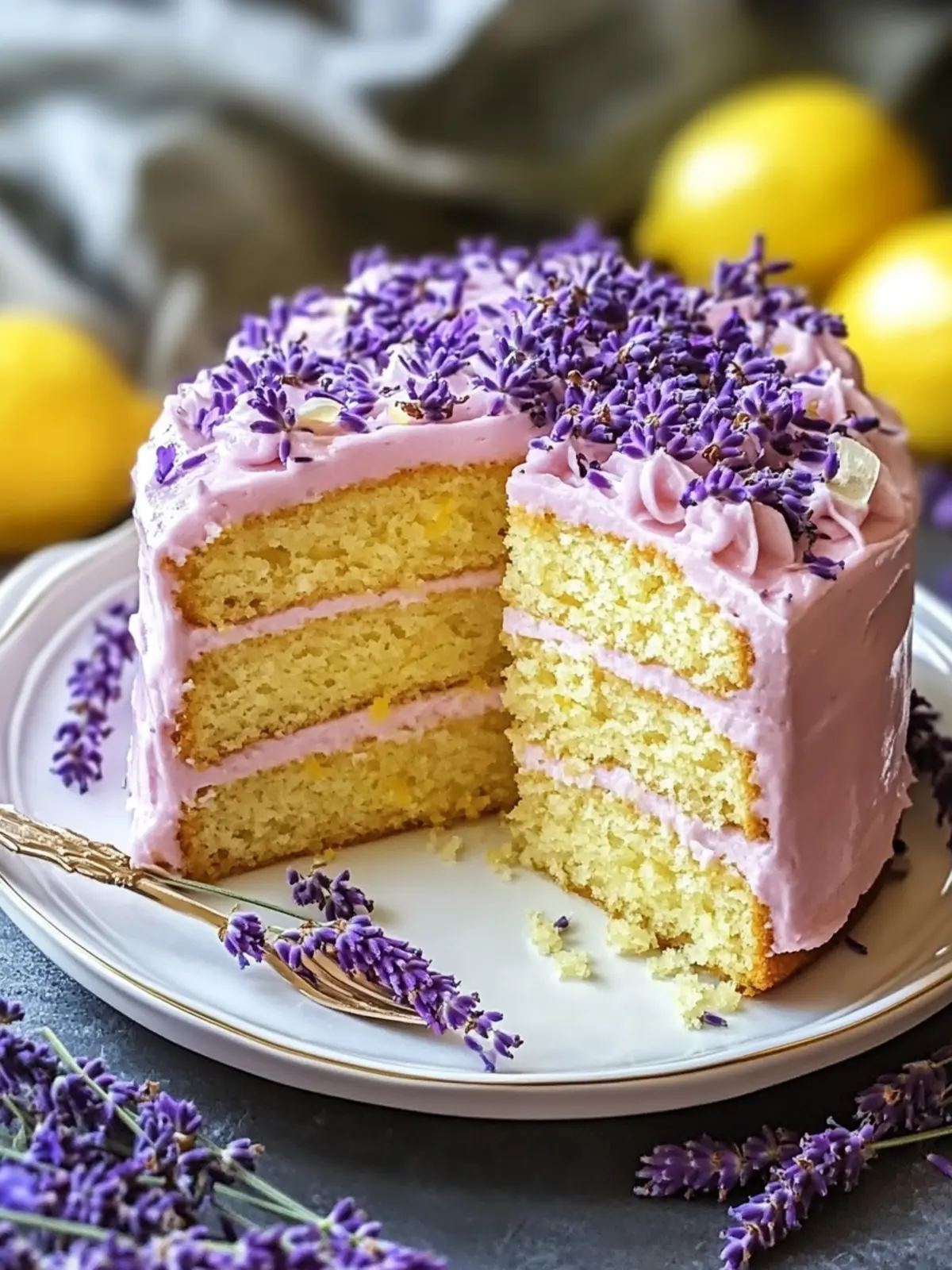 Lemon Lavender Cake: Your Must-Try Spring Delight 3 Lemon Lavender Cake