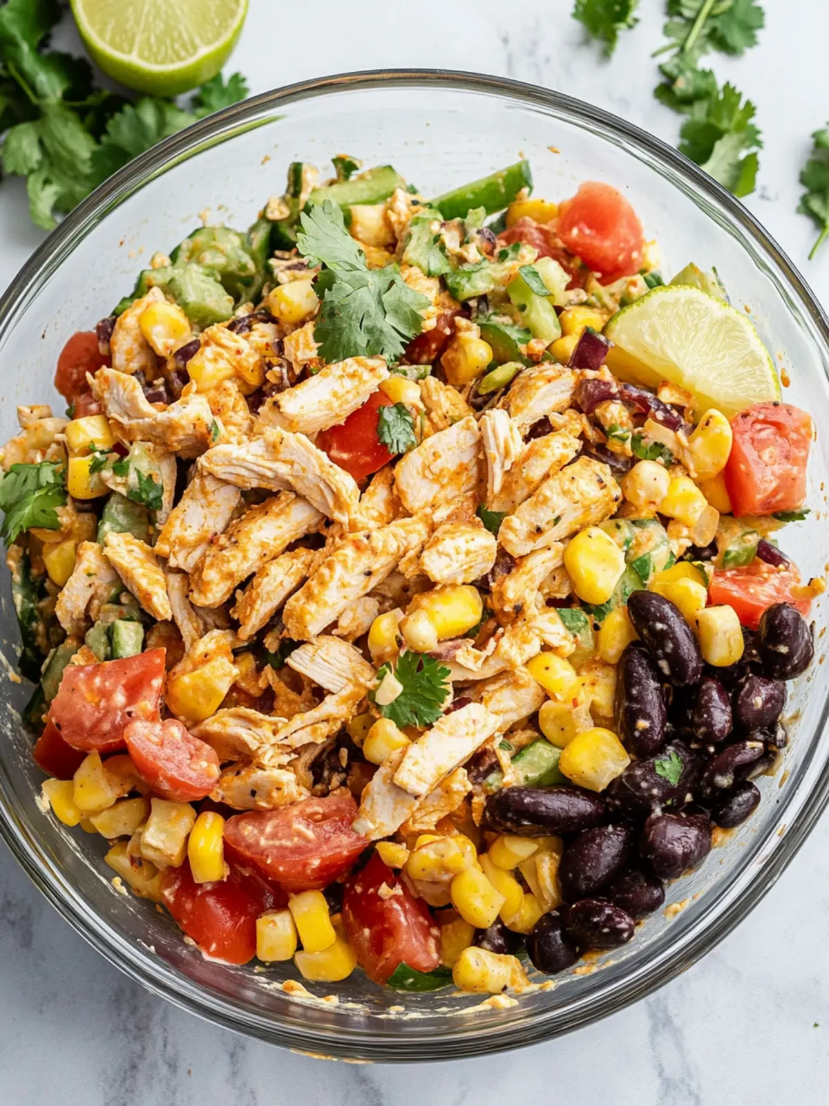 Quick Southwest Chicken Salad That’s Colorful and Delicious 3 Quick Southwest Chicken Salad