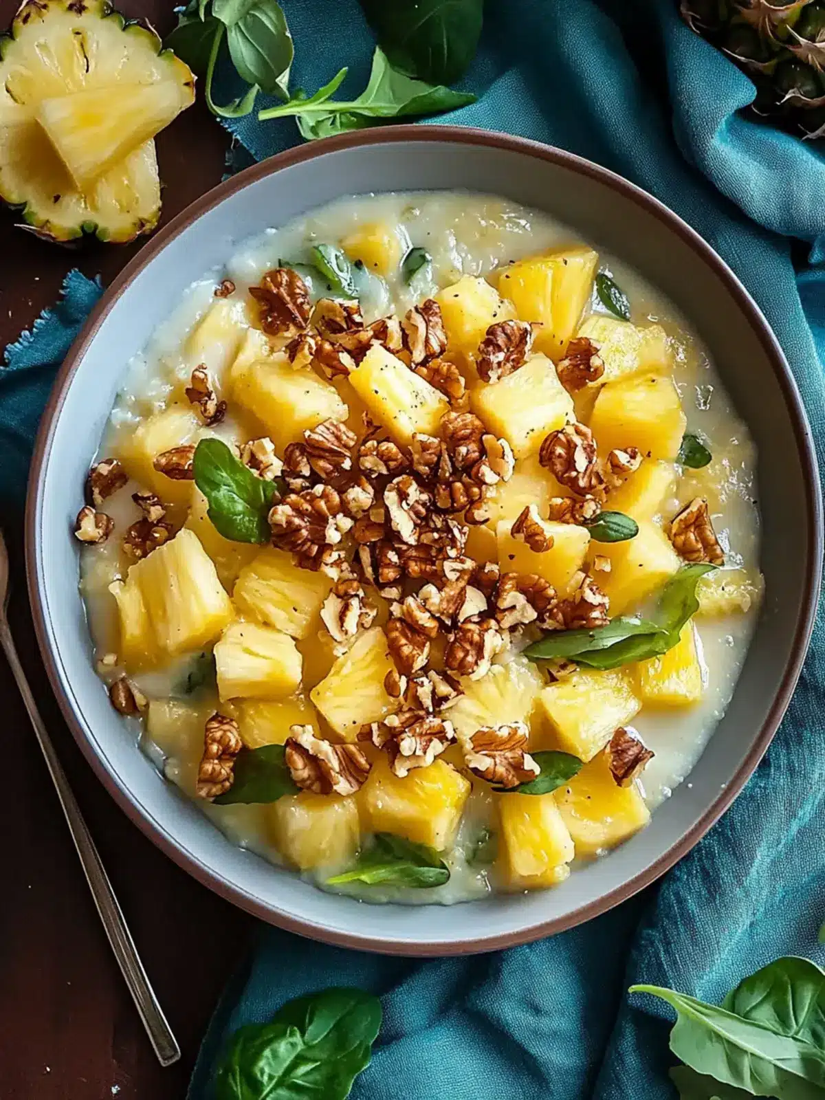 Delightful Pineapple Walnut Salad for Effortless Gatherings 2 Pineapple Walnut Salad