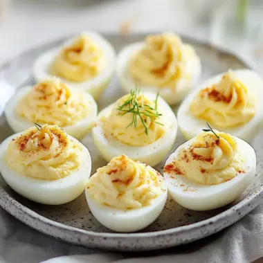 Elevate Your Gatherings with Flavorful Deviled Eggs 10 Deviled eggs