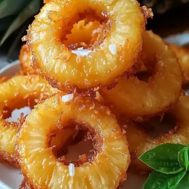 Fried Pineapple Rings – Irresistibly Sweet Tropical Snack 9 Fried Pineapple Rings – Tropical Snack Recipe