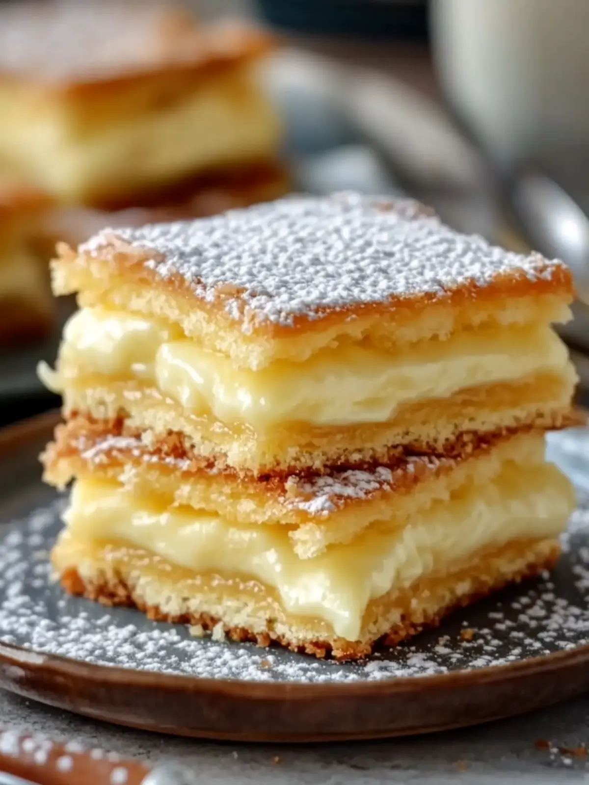 Decadent Vanilla Custard Cream Squares You Can’t Resist 4 Vanilla Custard Cream Squares