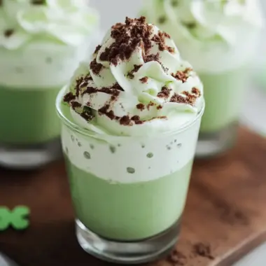 Shamrock Shake Pudding Cups: Easy St. Patrick's Day Delight 9 Shamrock Shake Pudding Cups