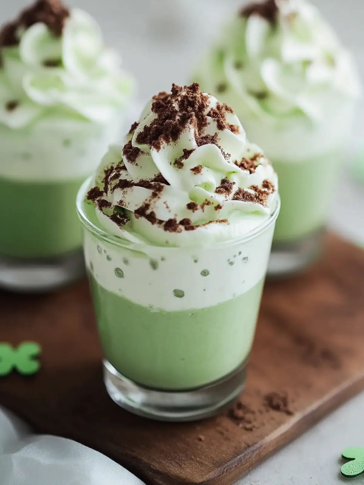 Shamrock Shake Pudding Cups: Easy St. Patrick's Day Delight 5 Shamrock Shake Pudding Cups