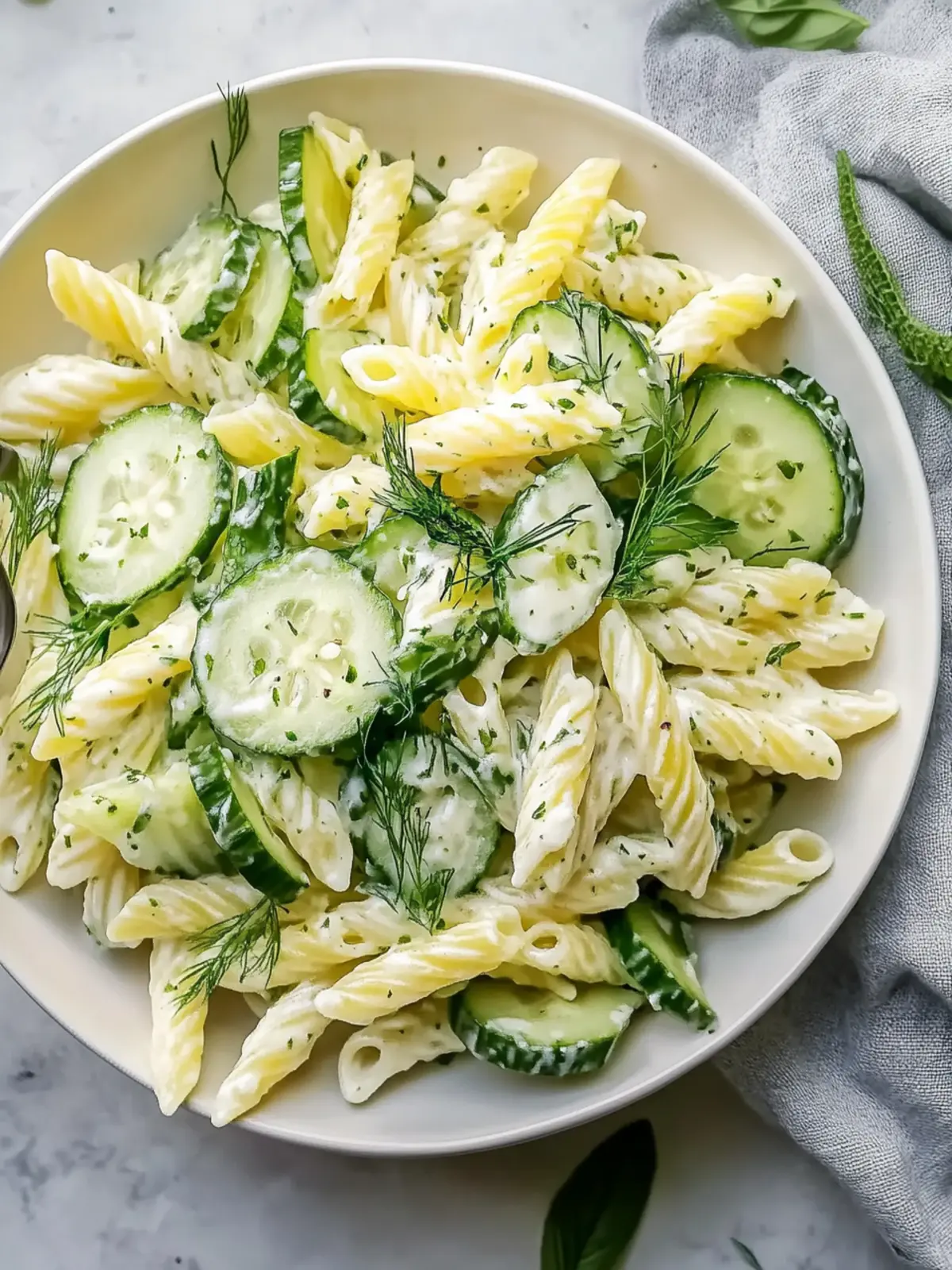 Delicious Healthy Cucumber Pasta Salad for Refreshing Summer Joy 2 Healthy Cucumber Pasta Salad
