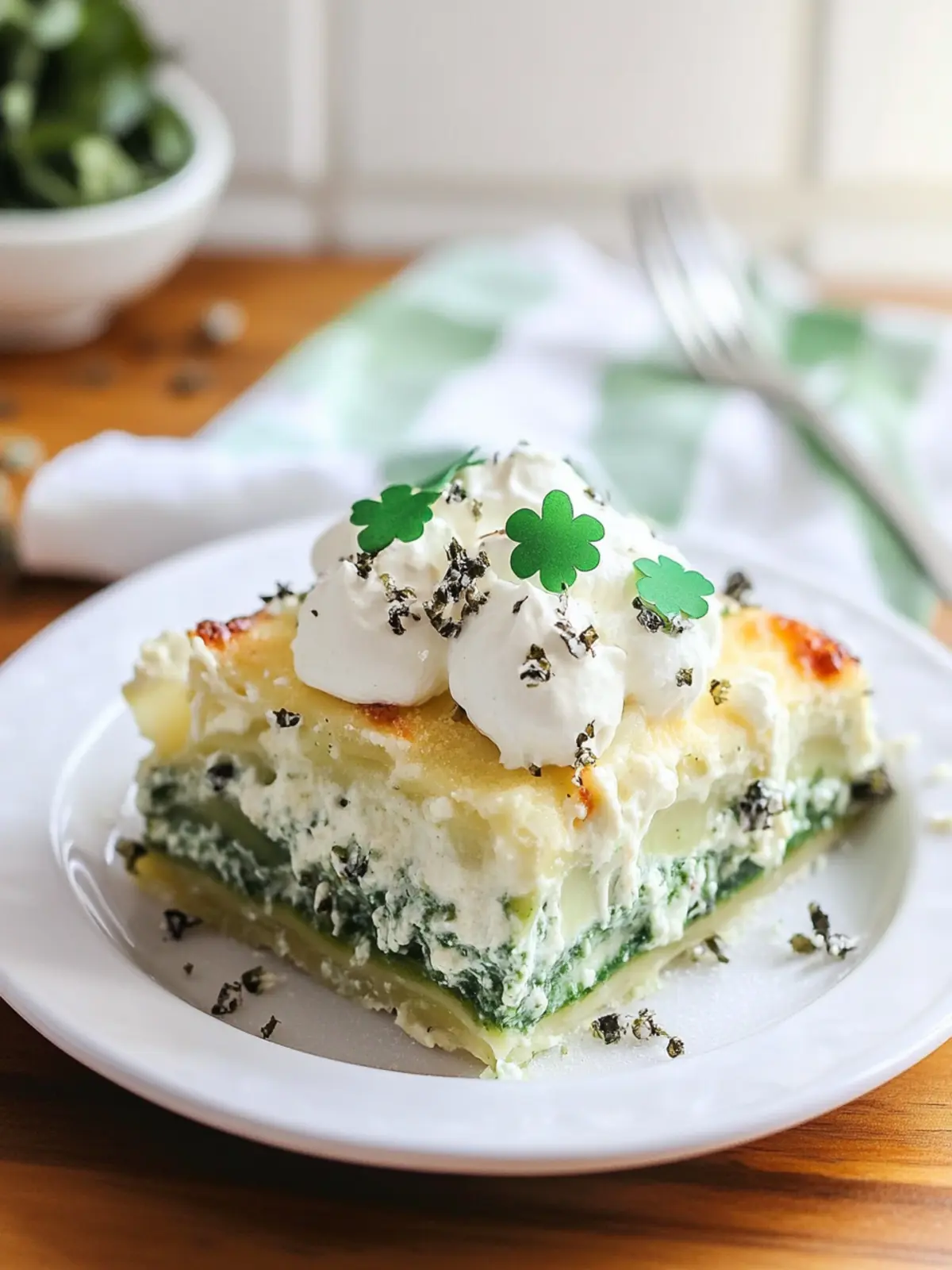 Shamrock Lasagna: A Magical Minty No-Bake Delight 3 Shamrock Lasagna