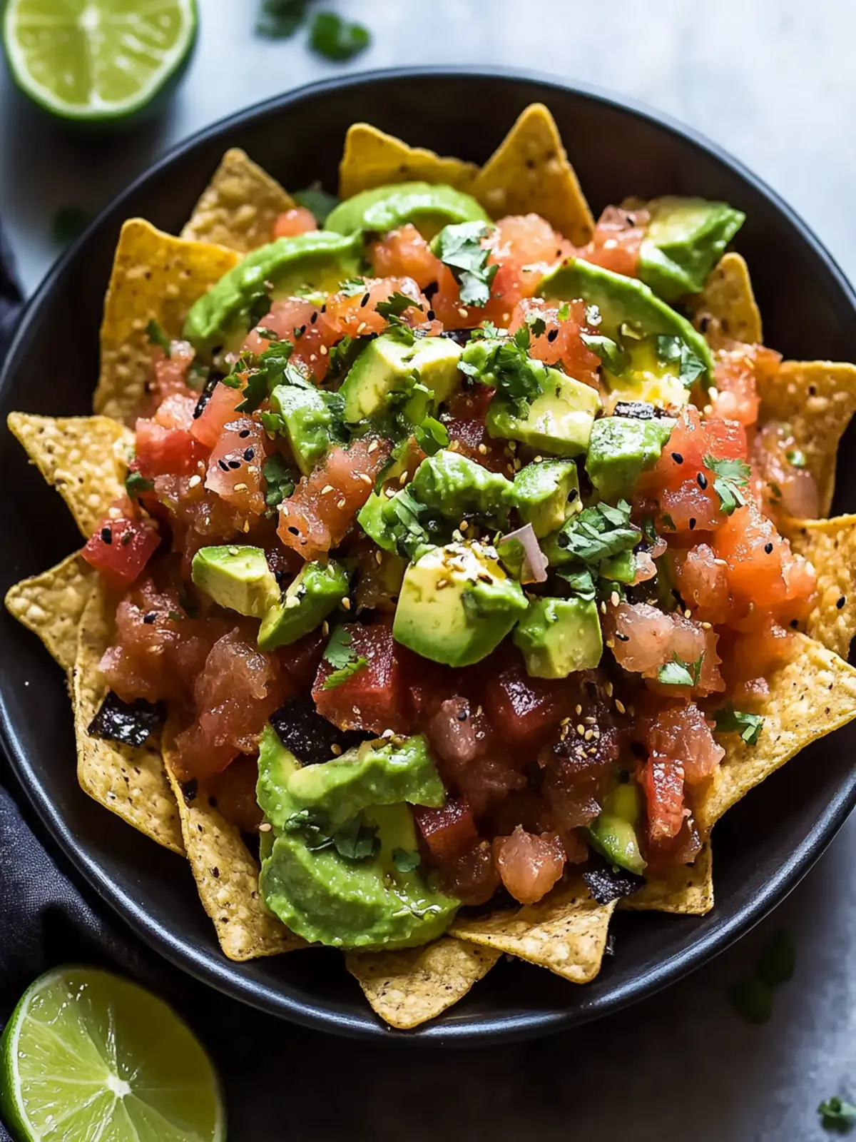 Poke Nachos with Spicy Tuna: A Fun Fusion You’ll Love 4 Poke Nachos with Spicy Tuna