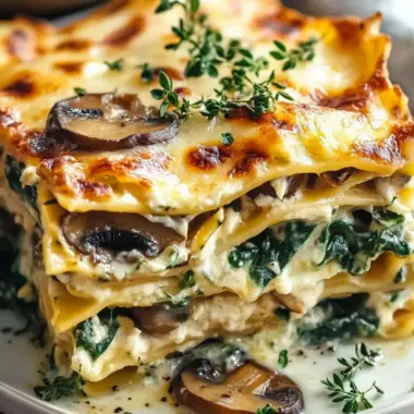 Mushroom and Spinach Lasagna: Comfort Food Bliss Awaits 10 Mushroom and Spinach Lasagna
