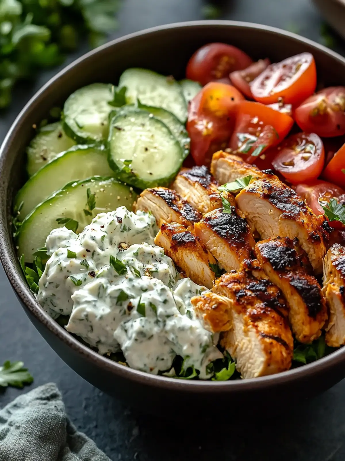 Irresistible Chicken Tzatziki Bowls for Quick Mediterranean Bliss 3 Irresistible Chicken Tzatziki Bowls