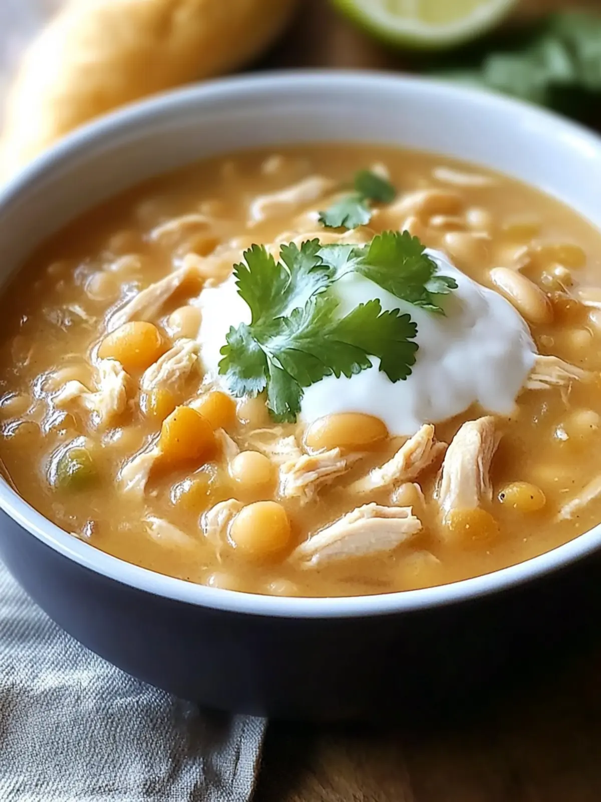 Mom’s White Chicken Chili: Your Cozy Slow Cooker Comfort Food 3 Mom’s White Chicken Chili
