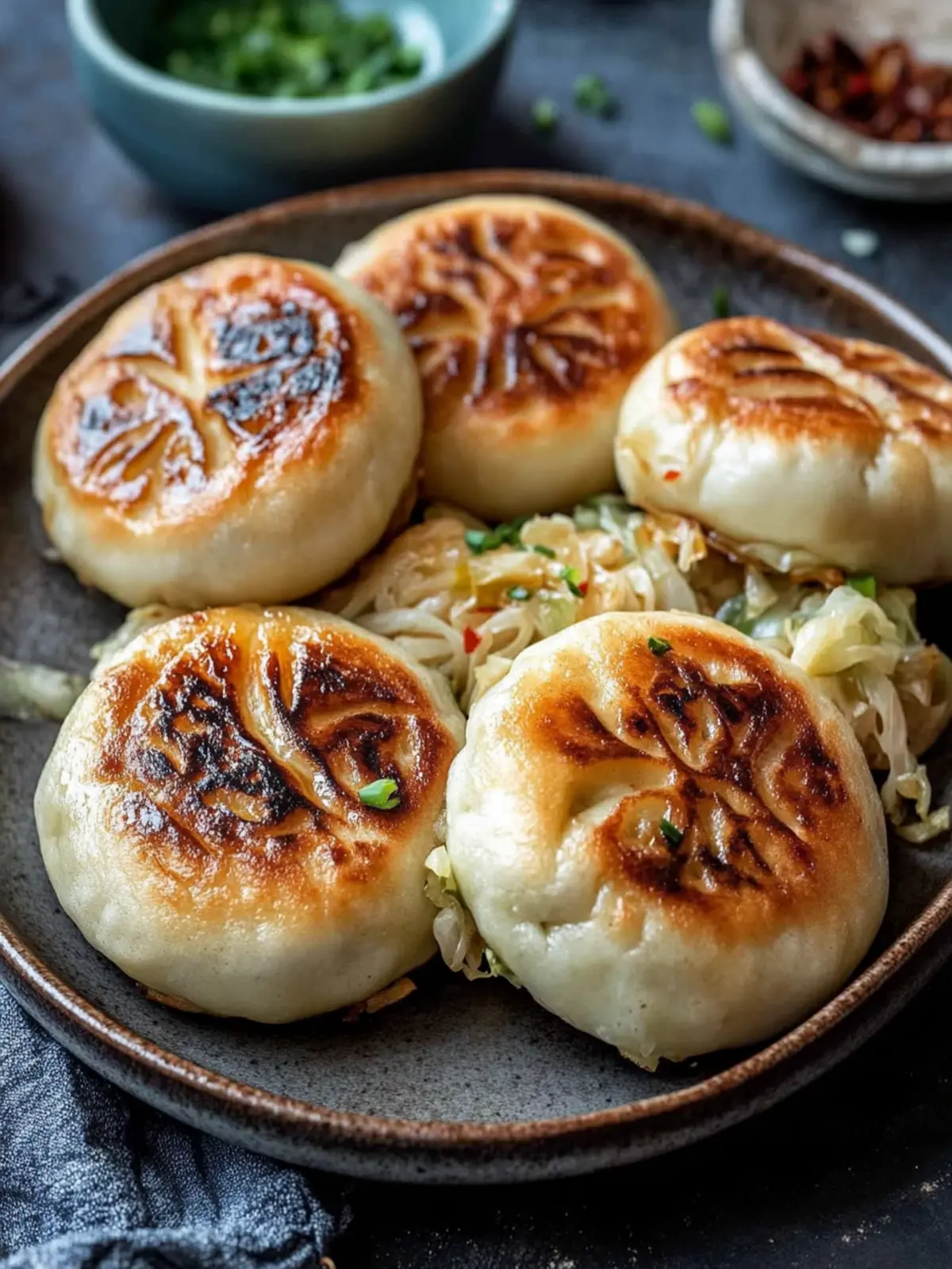 Savory Pan-Fried Cabbage and Noodle Buns You’ll Adore 4 Pan-Fried Cabbage and Noodle Buns