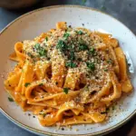 Spicy Gochujang Pasta with Crunchy Furikake Breadcrumbs 12 Gochujang Pasta with Furikake Breadcrumbs