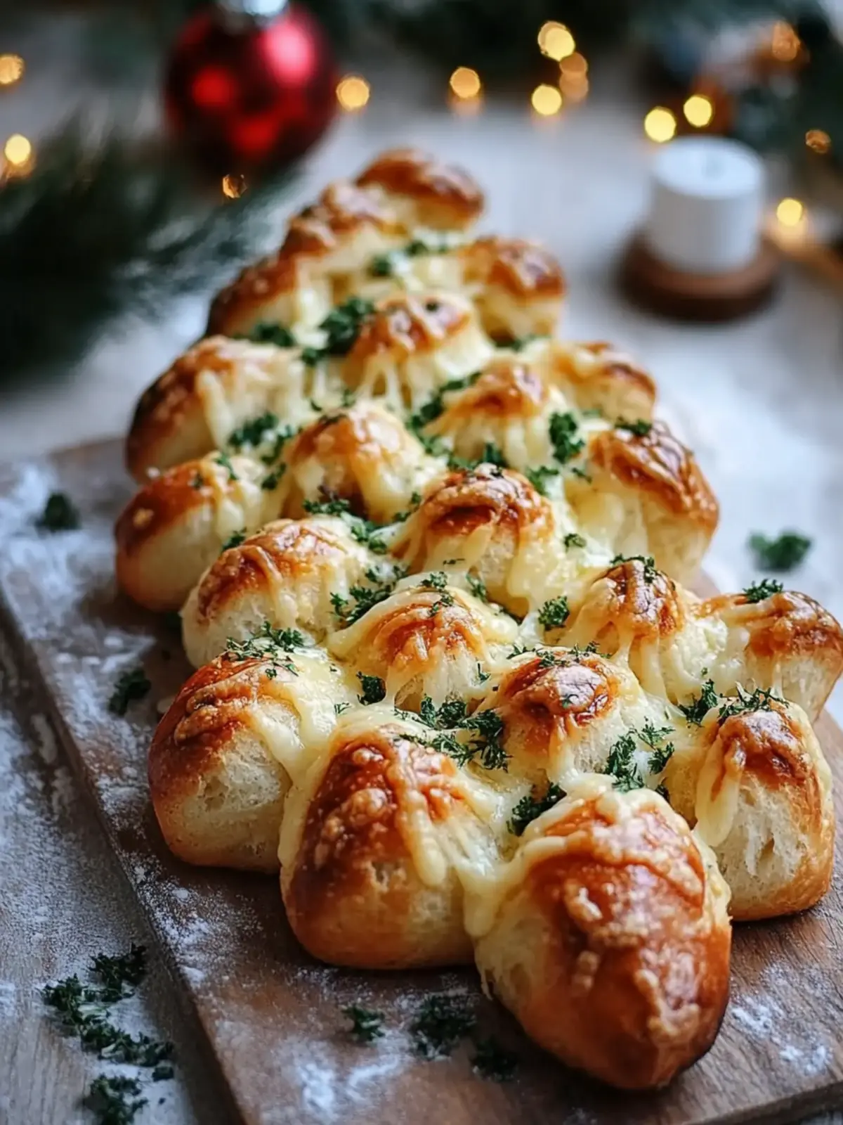 Cheesy Christmas Tree Bread: Easy Holiday Fun for Everyone 5 Cheesy Christmas Tree Bread