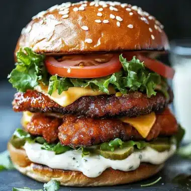 Sticky Crispy Kipburger: Sweet & Savory Delight at Home 9 Sticky Crispy Kipburger