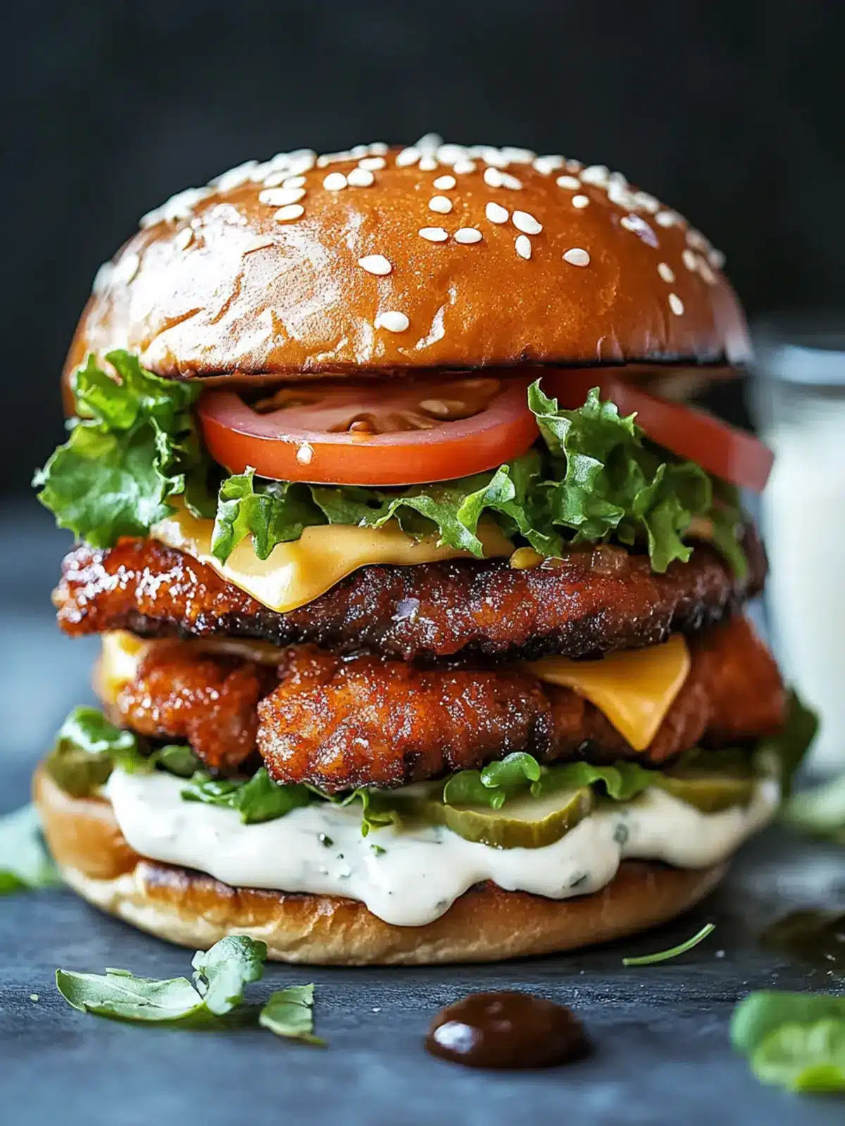 Sticky Crispy Kipburger: Sweet & Savory Delight at Home 5 Sticky Crispy Kipburger