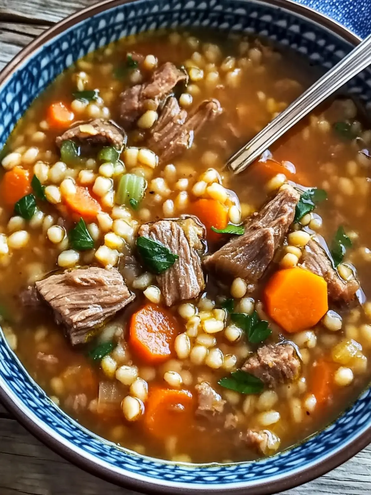 Healthy Beef Barley Soup: Comfort in Every Warm Bowl 3 healthy Beef Barley Soup