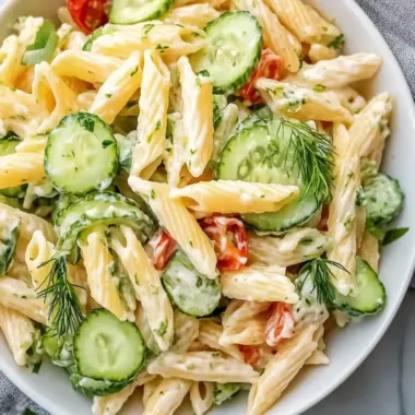 Delicious Healthy Cucumber Pasta Salad for Refreshing Summer Joy 9 Healthy Cucumber Pasta Salad