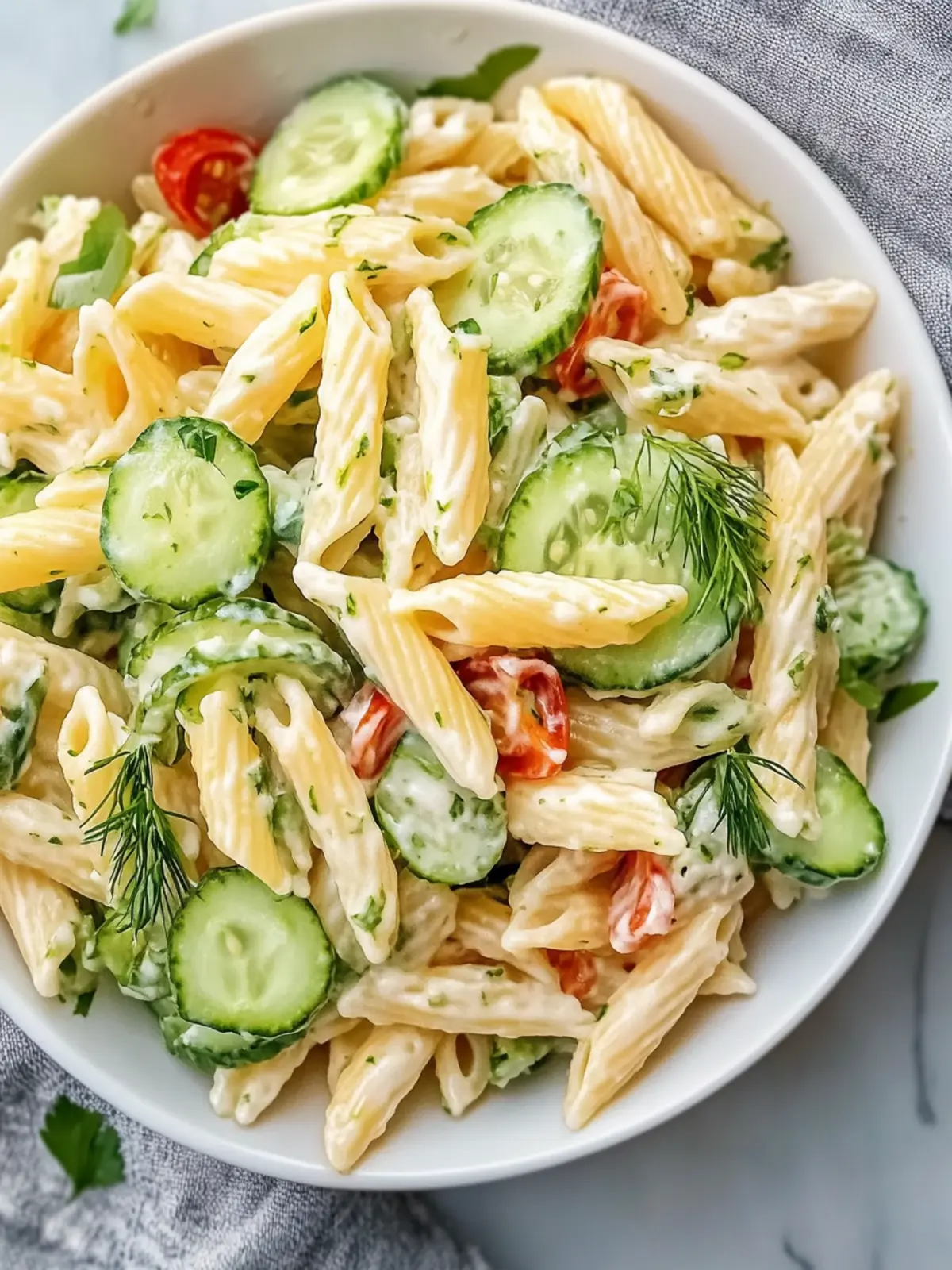 Delicious Healthy Cucumber Pasta Salad for Refreshing Summer Joy 5 Healthy Cucumber Pasta Salad