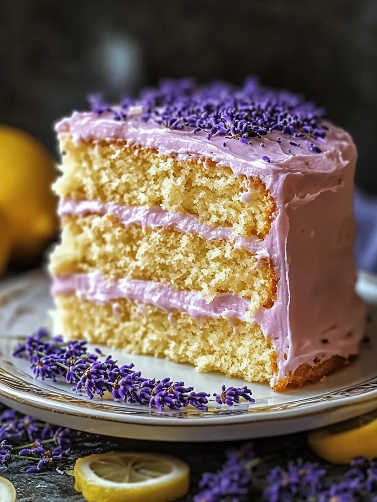 Lemon Lavender Cake: Your Must-Try Spring Delight 2 Lemon Lavender Cake
