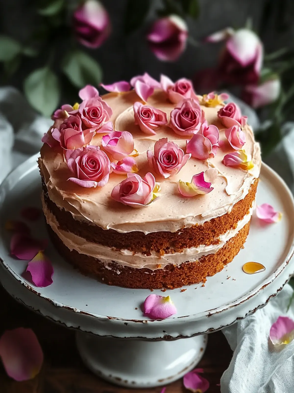 Delicious Rose Honey Cake Perfect for Festive Celebrations 3 Delicious Rose Honey Cake
