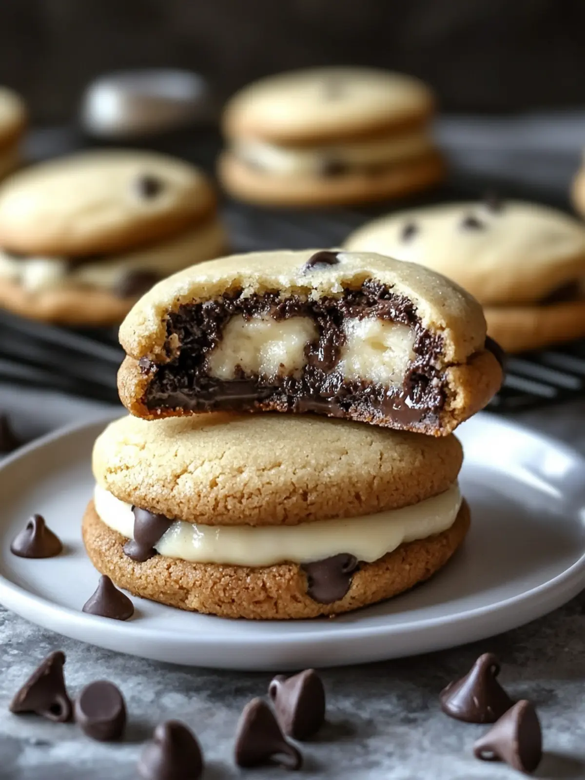 Cheesecake Stuffed Chocolate Chip Cookies for Ultimate Indulgence 5 Cheesecake Stuffed Chocolate Chip Cookies