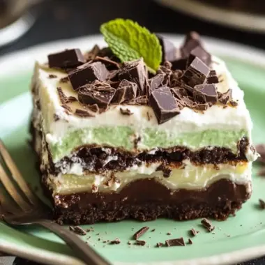 Irresistible Mint Chocolate Lasagna for No-Bake Dessert Lovers 10 Mint Chocolate Lasagna