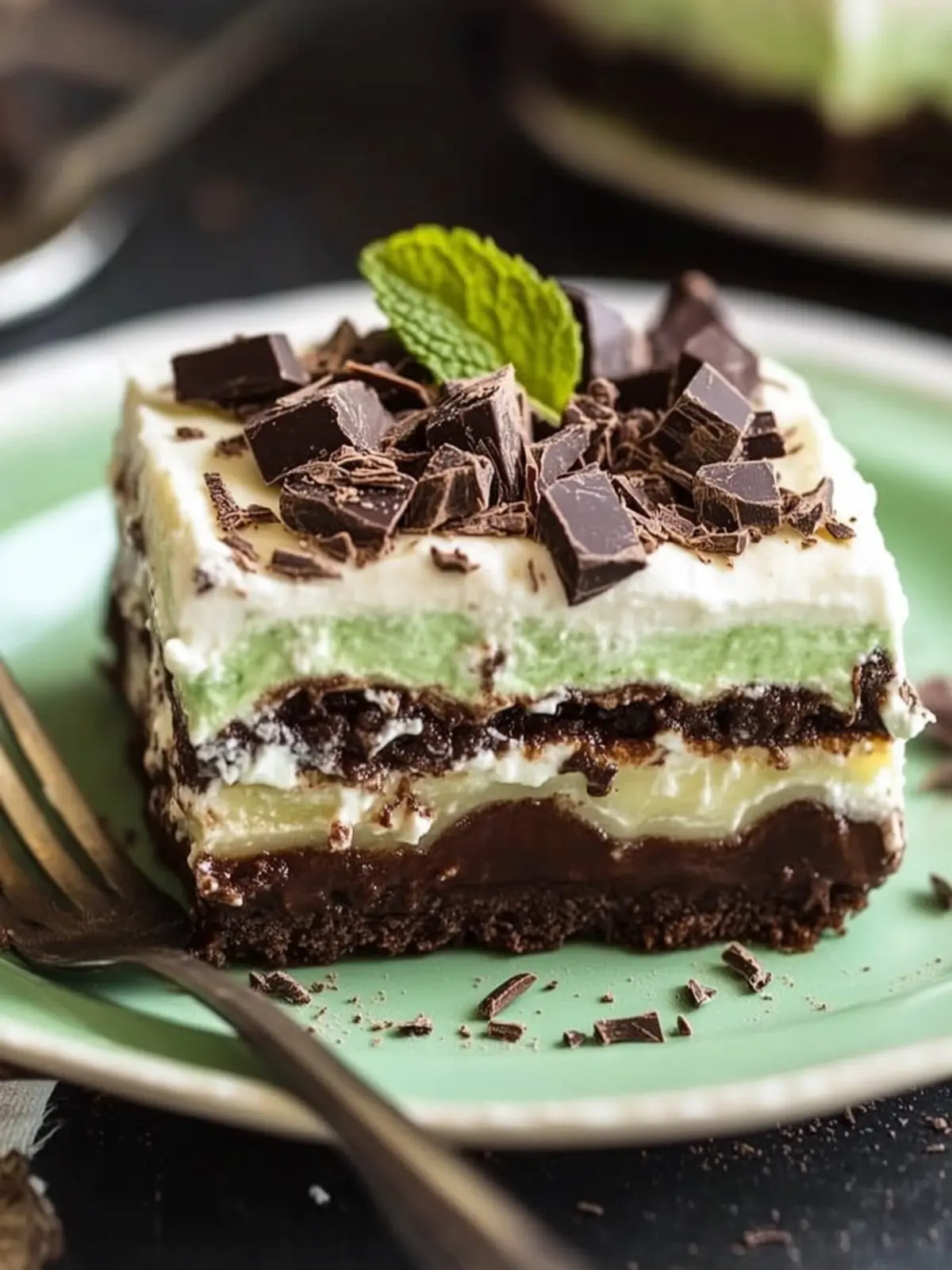 Irresistible Mint Chocolate Lasagna for No-Bake Dessert Lovers 5 Mint Chocolate Lasagna