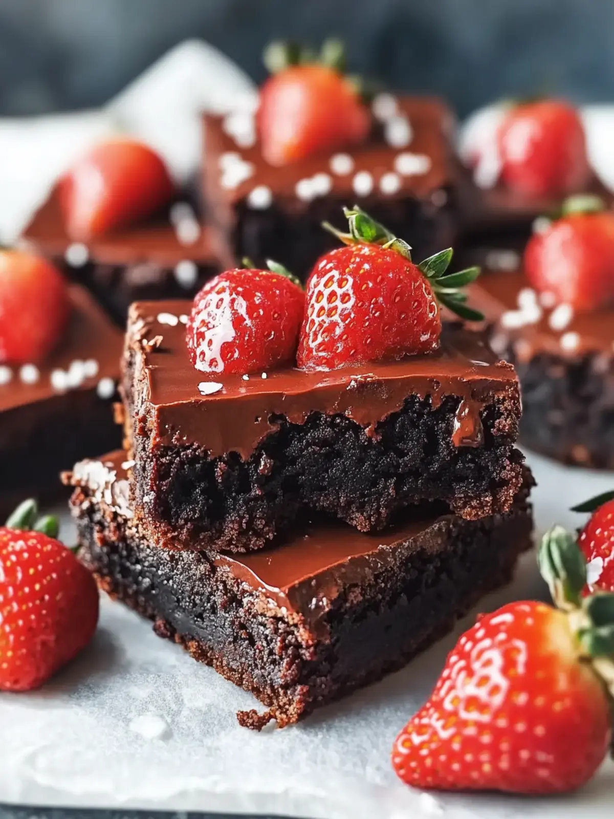 Chocolate Covered Strawberry Brownies: A Decadent Delight 2 Chocolate Covered Strawberry Brownies: Irresistibly Decadent Delight
