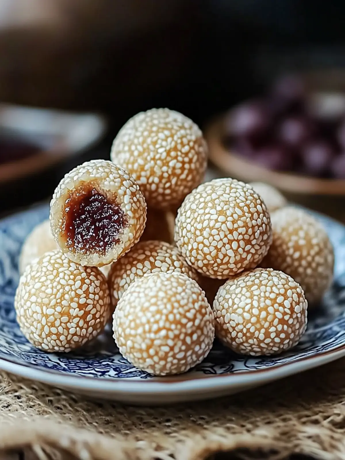 Crispy Golden Sesame Balls That Will Wow Your Taste Buds 3 Crispy Golden Sesame Balls That Will Wow Your Taste Buds