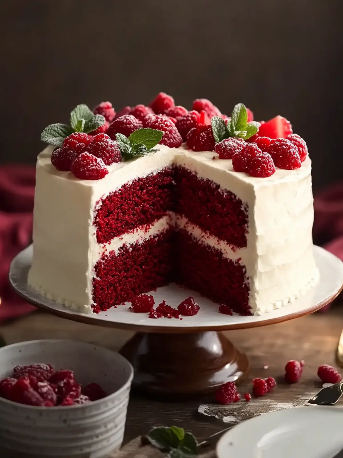 Decadent Red Velvet Cake with Cream Cheese Bliss 5 Red Velvet Cake