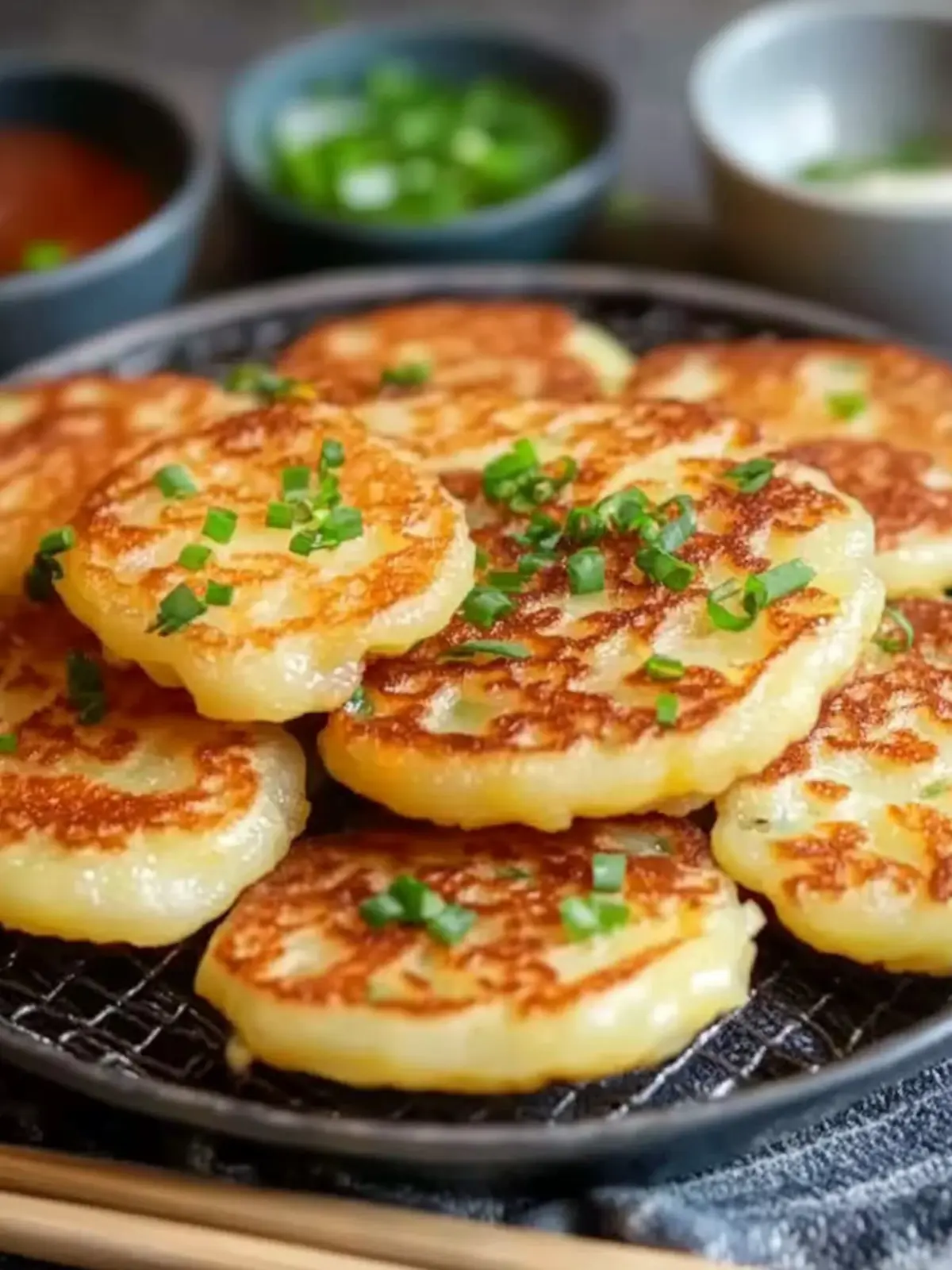 Crispy Korean Cheese Potato Pancakes (Gamjajeon) You’ll Love 4 Korean Cheese Potato Pancakes (Gamjajeon)
