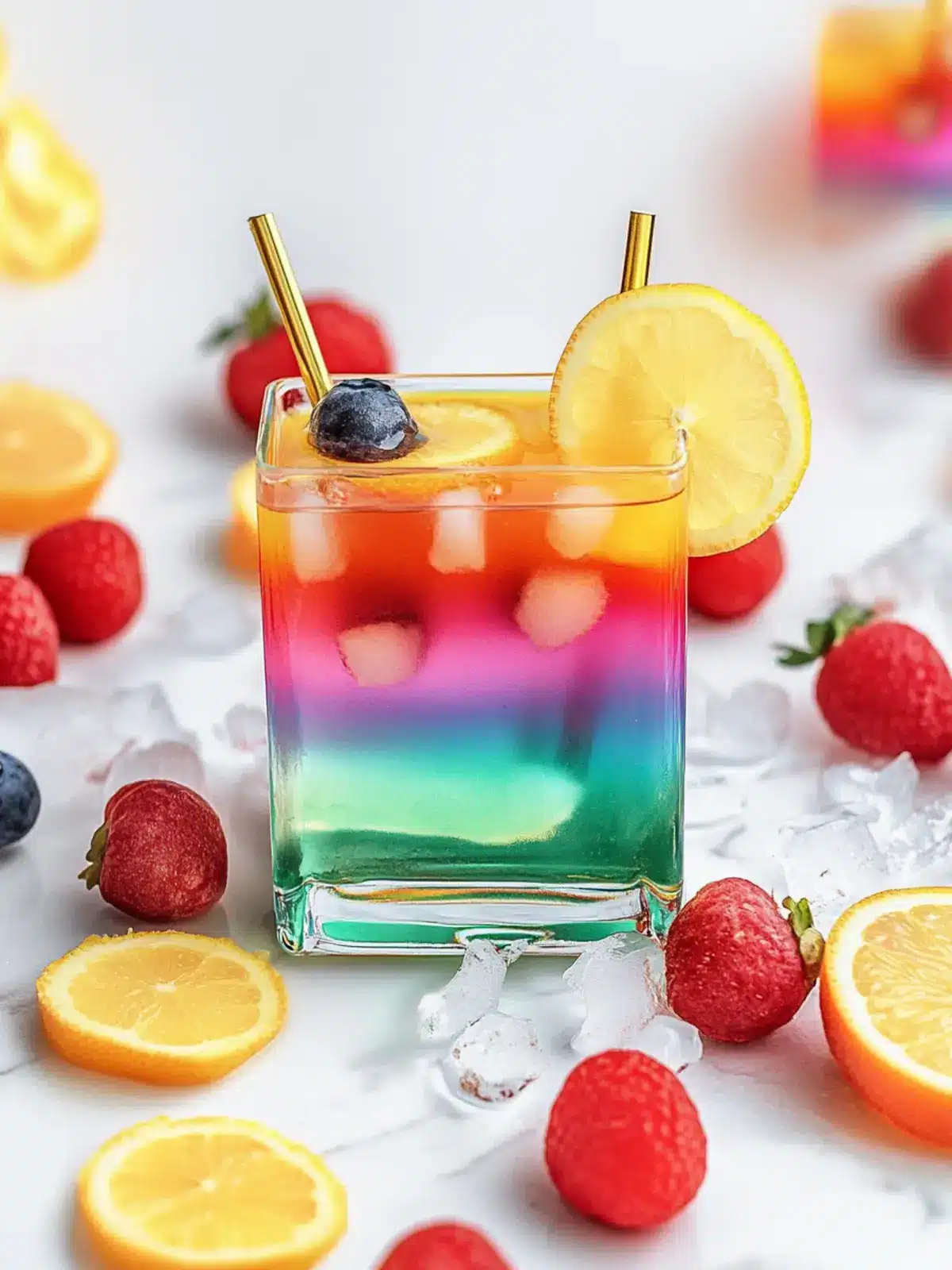 Colorful Rainbow Shots: Easy 3-Ingredient Fun for Parties 3 Rainbow Shots
