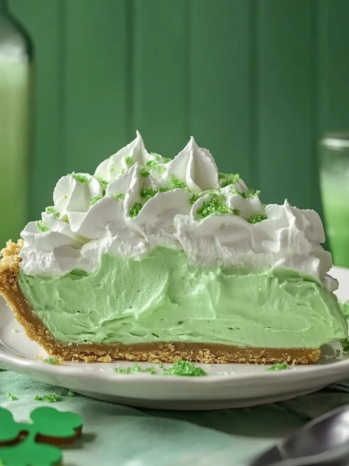 Irresistible Shamrock Shake Pie: Your Festive No-Bake Delight 3 Shamrock Shake Pie