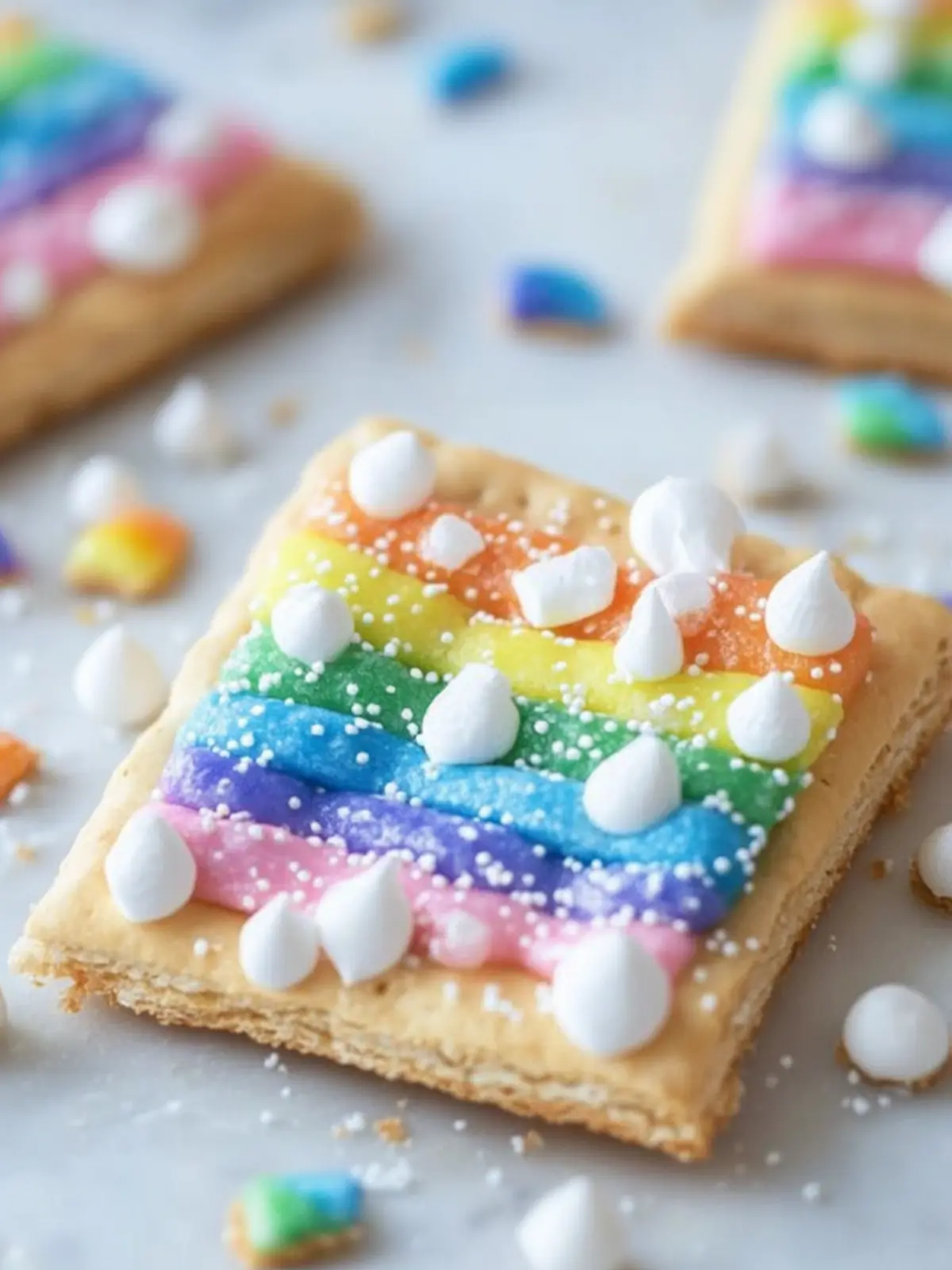 Make Colorful Rainbow Crackers for Fun Snack Time Joy 5 Rainbow Crackers