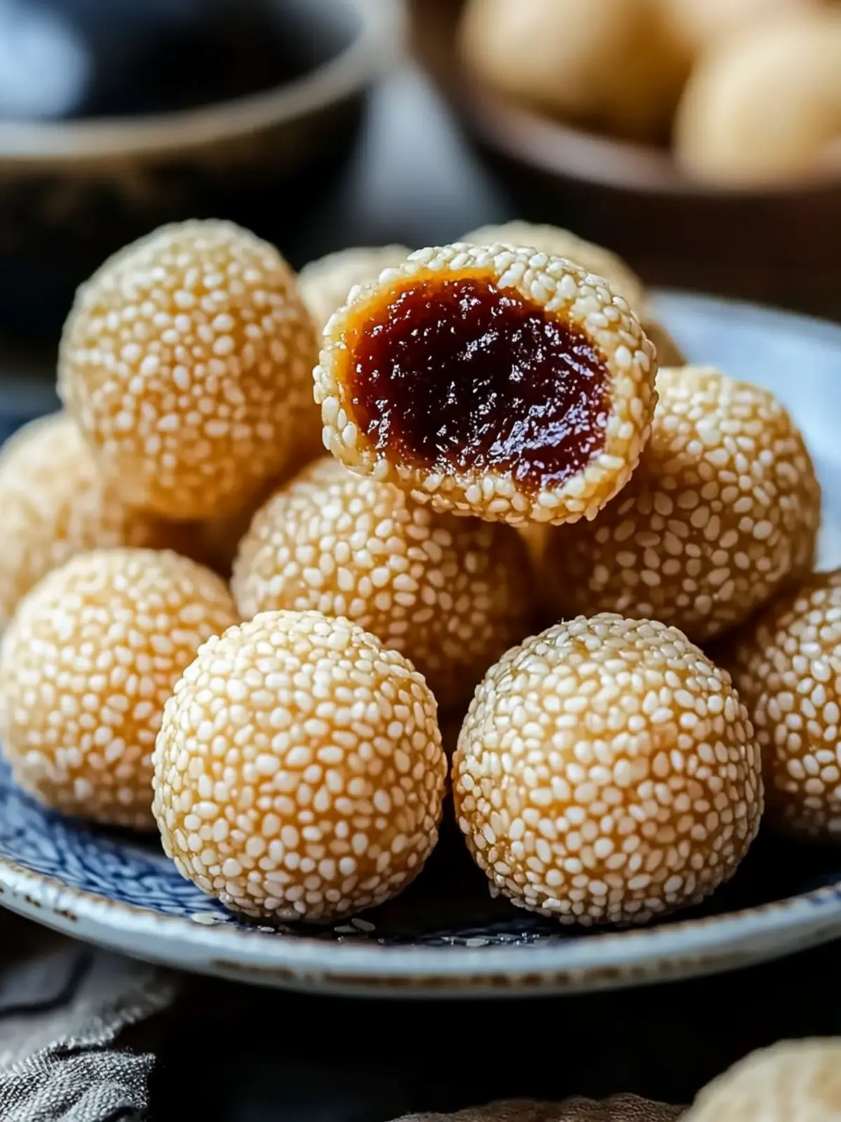 Crispy Golden Sesame Balls That Will Wow Your Taste Buds 2 Crispy Golden Sesame Balls That Will Wow Your Taste Buds