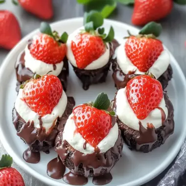 Decadent Chocolate Cheesecake Stuffed Strawberries to Impress 9 Chocolate Cheesecake Stuffed Strawberries