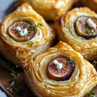 Fig & Goat Cheese Puff Pastry Roll: Effortless Elegance at Home 9 Fig & Goat Cheese Puff Pastry Roll