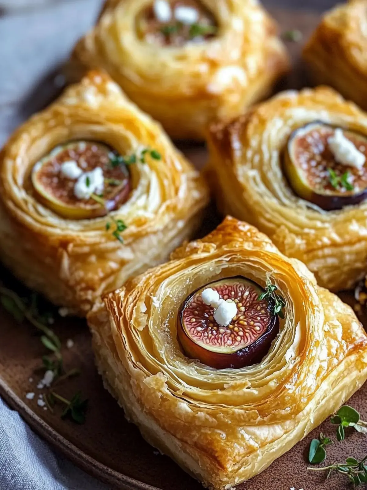 Fig & Goat Cheese Puff Pastry Roll: Effortless Elegance at Home 5 Fig & Goat Cheese Puff Pastry Roll