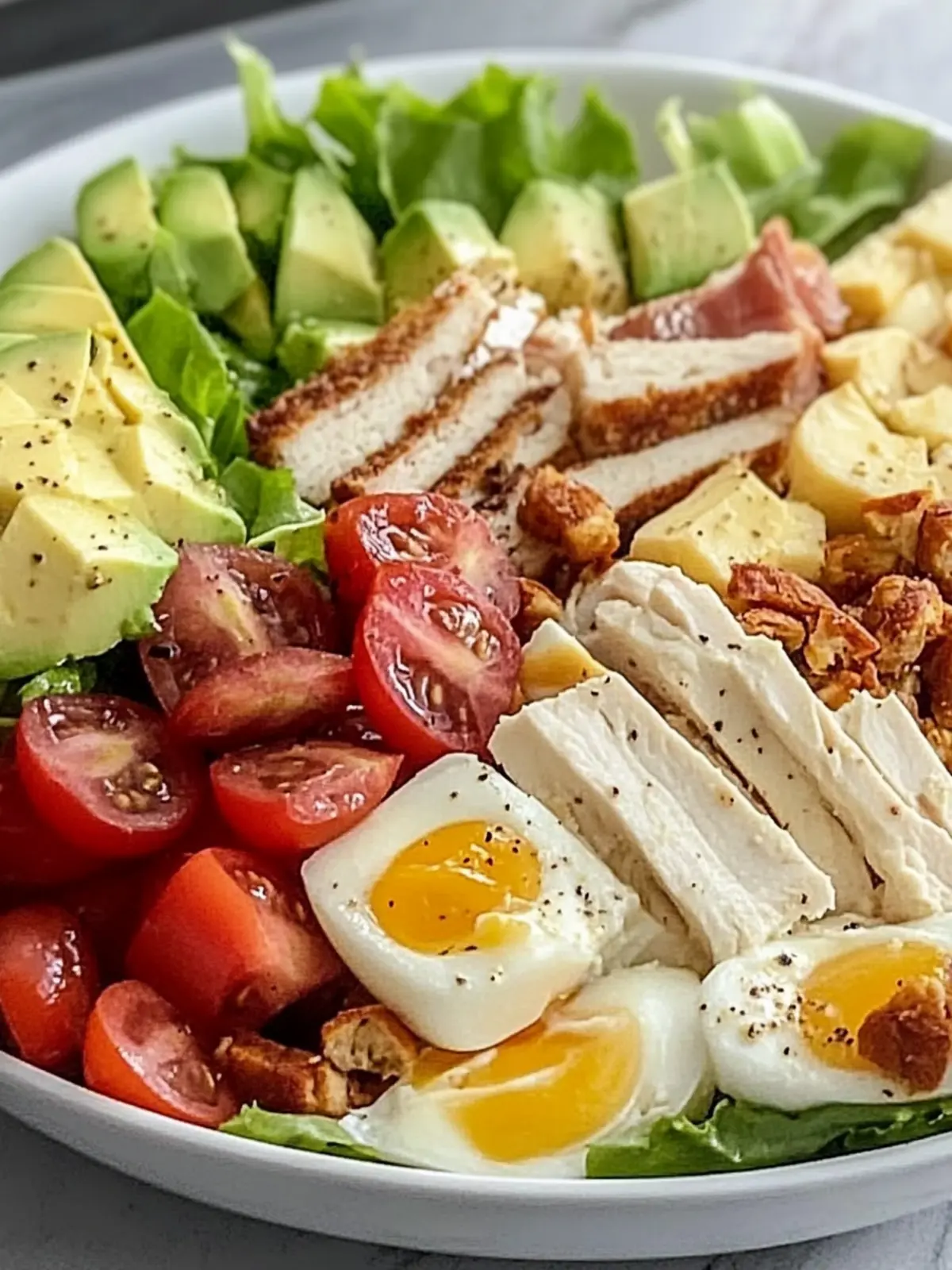 Air Fryer Brown Derby Cobb Salad: Quick, Fresh & Flavorful 2 Air Fryer Brown Derby Cobb Salad