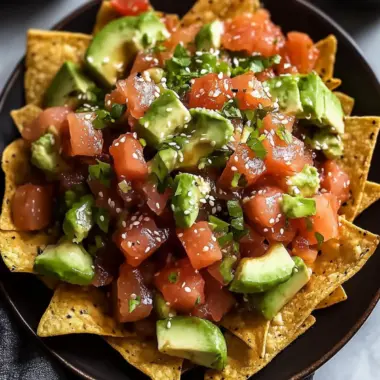 Poke Nachos with Spicy Tuna: A Fun Fusion You’ll Love 9 Poke Nachos with Spicy Tuna