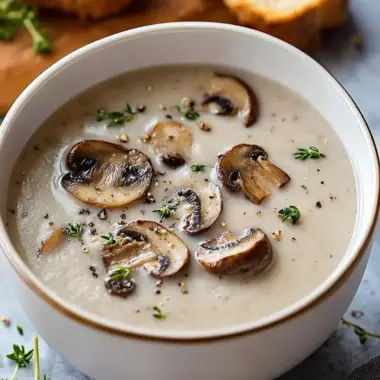 Creamy Mushroom Bisque Recipe: Comfort in Every Silky Spoonful 9 Creamy Mushroom Bisque Recipe