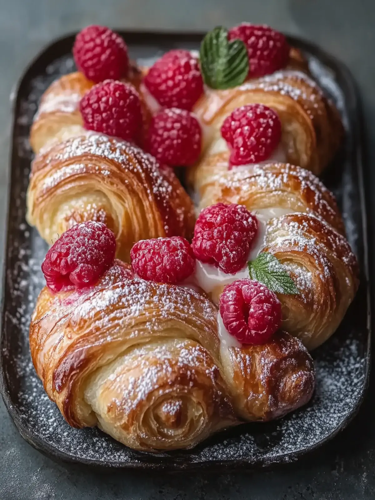 Raspberry Danish Bliss: A Flaky Homemade Delight 2 Raspberry Danish Bliss