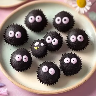 Decadent 2-Ingredient Soot Sprite Truffles Inspired by Ghibli 9 2-Ingredient Soot Sprite Truffles (Studio Ghibli & Spirited Away)