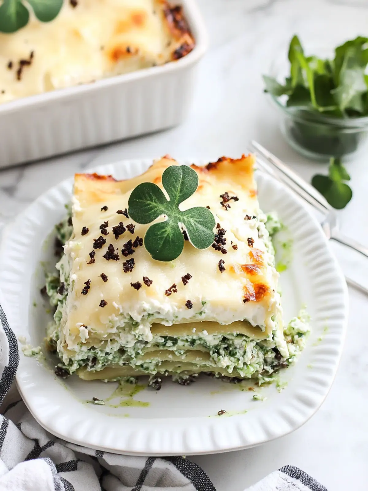 Shamrock Lasagna: A Magical Minty No-Bake Delight 2 Shamrock Lasagna