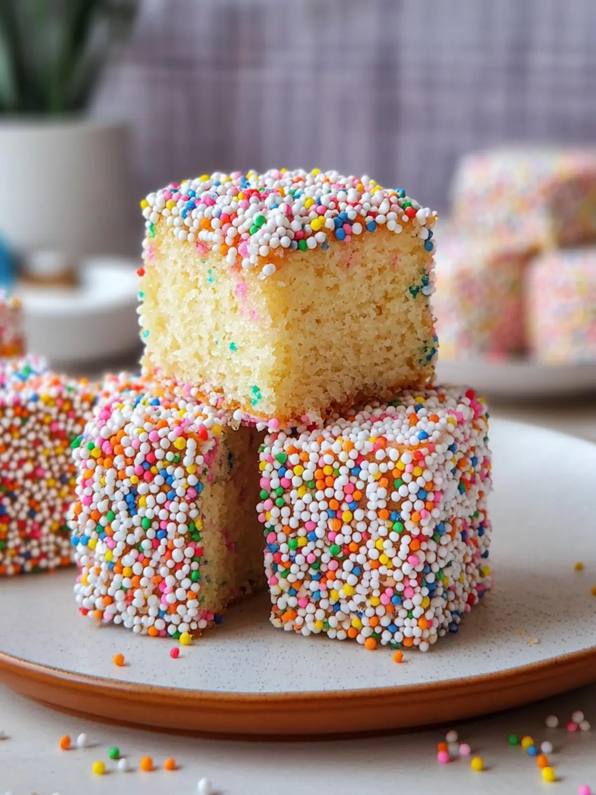Fairy Bread Lamingtons: Joyful Aussie Treat for Any Celebration 4 Fairy Bread Lamingtons