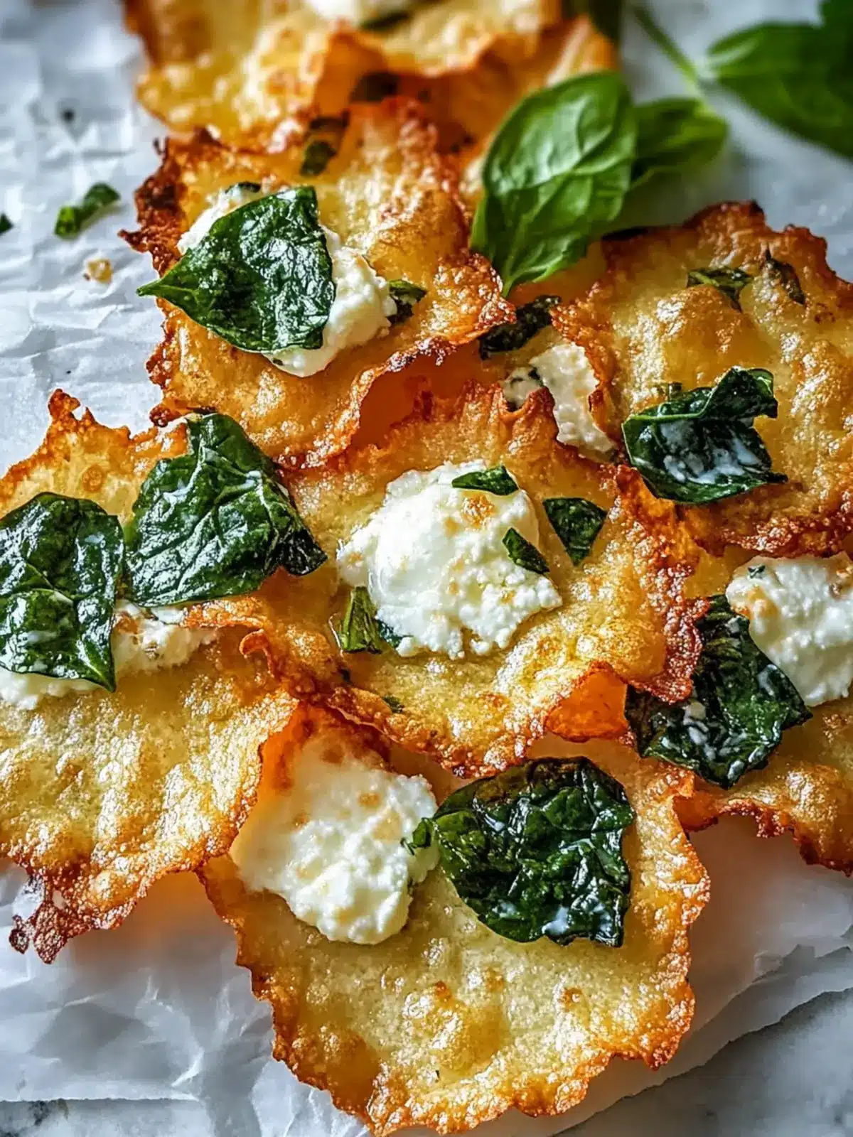 Spinach and Ricotta Mozzarella Crisps: Your New Favorite Snack 5 Spinach and Ricotta Mozzarella Crisps