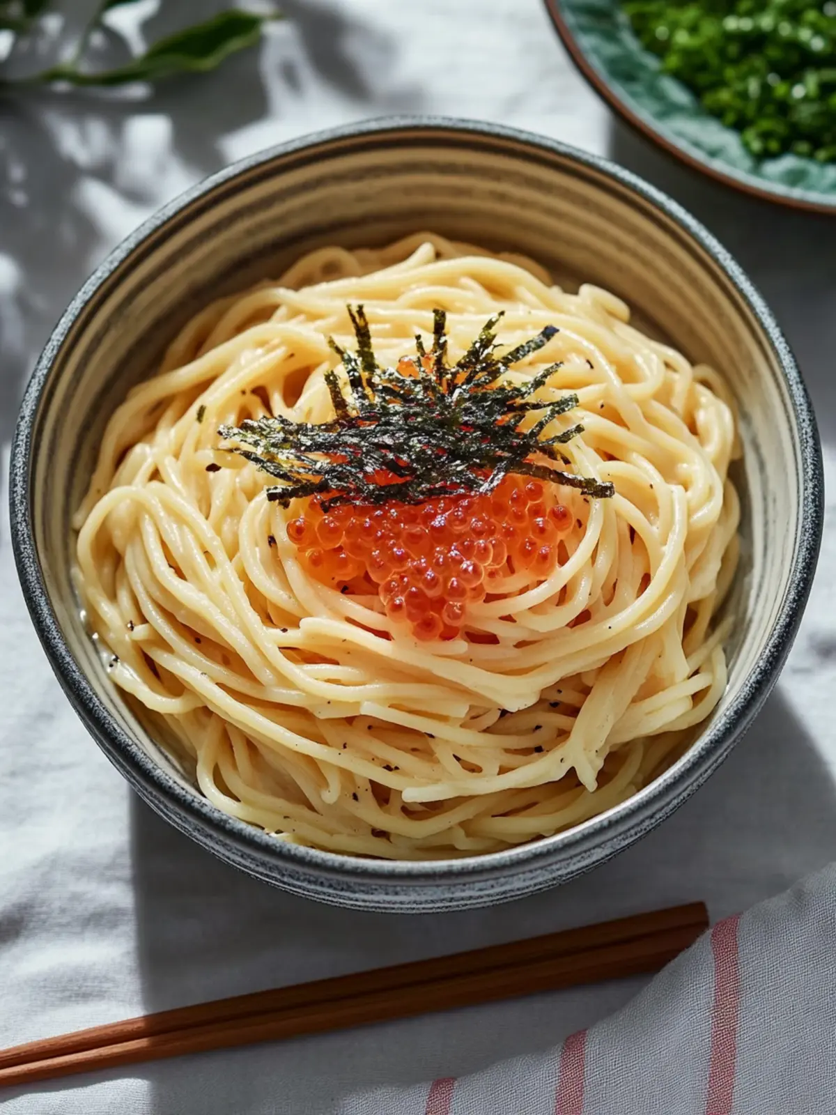 Creamy Japanese Mentaiko Pasta: A Quick Umami Masterpiece 4 Creamy Japanese Mentaiko Pasta (明太子パスタ)