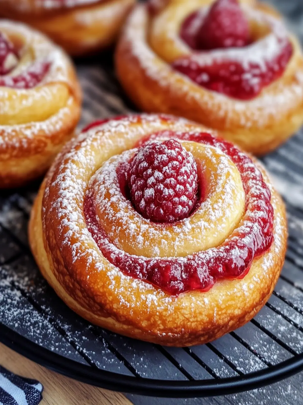 Savor This Flaky Sugar Raspberry Danish Bun Treat Today 3 Sugar Raspberry Danish Bun